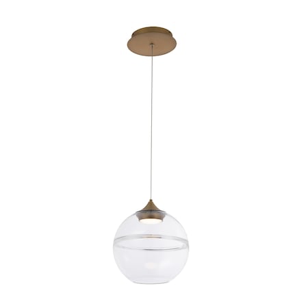 Dweled Bistro 14in LED Pendant 3000K in Aged Brass PD-200